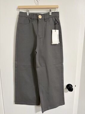 Whimsy + Row Flora Pant in Grey